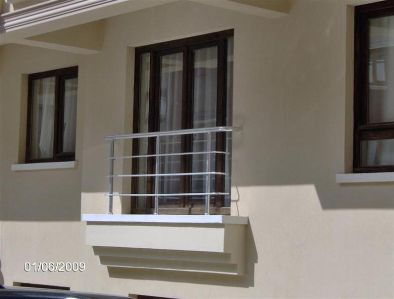 alminyum yatay ubuklu fransz balkon korkuluklar