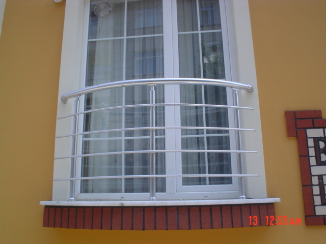 alminyum yatay ubuklu fransz balkon korkuluklar