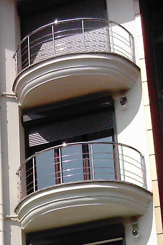 paslanmaz krom merdiven ve balkon korkuluk kpete